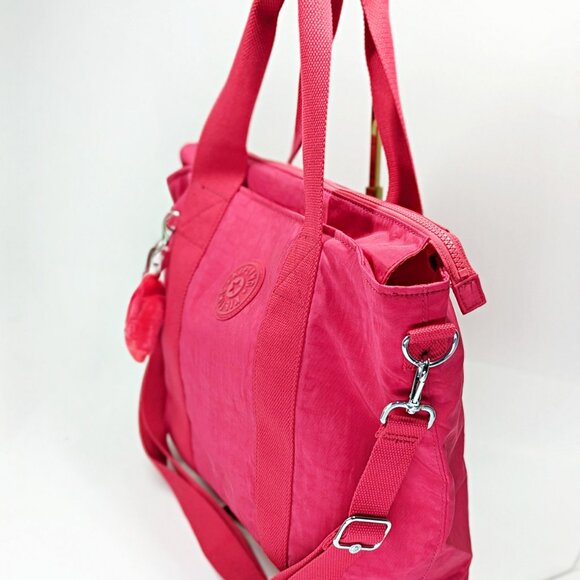 Kipling Minta Large Tote Removable Shoulder Strap Confetti Pink (MSRP $119) - Picture 6 of 10